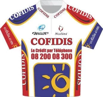 2003 Cofidis Jersey Maillot Trikot