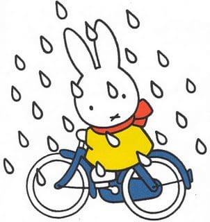 Miffy Nijntje Cycling Bike Rain