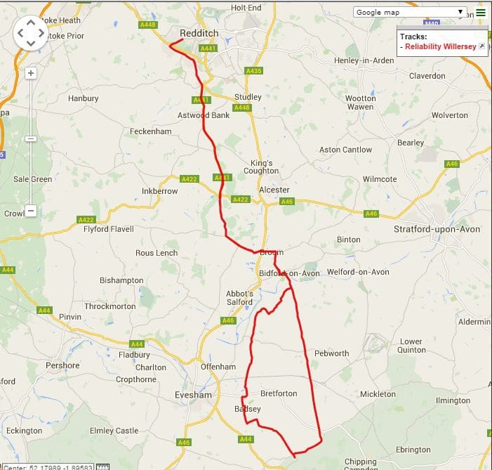 Redditch Reliability Route