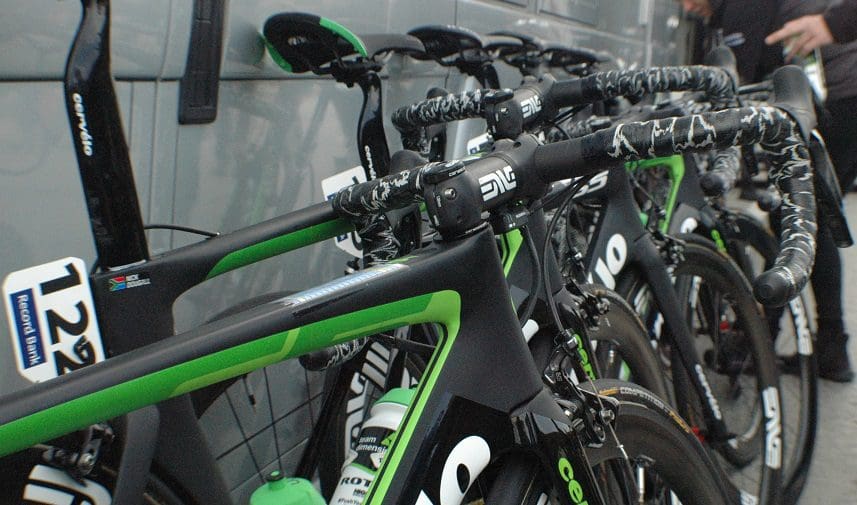 Dimension Data's bikes - E3 Harelbeke 2017 Mathew Mitchell