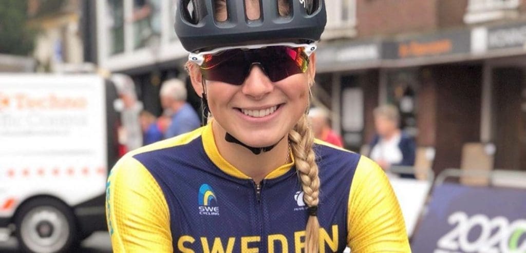 Clara Lundmark stagiaire bij Biehler Krush Pro Cycling