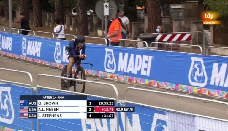 Amber Neben in Top 10 of the Individual Time Trial of the 87th World Championship
