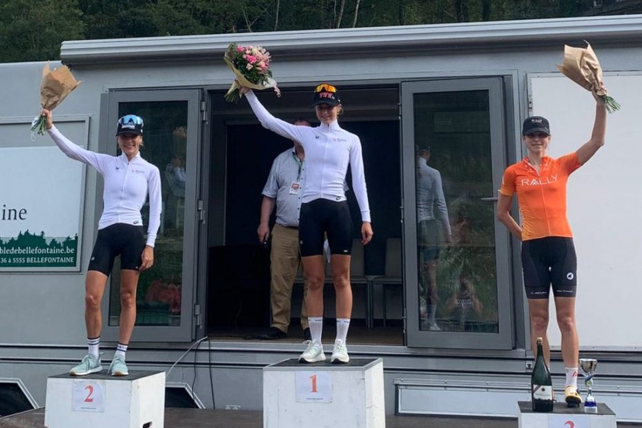 Kristabel Doebel-Hickok podiums Belgian climbers’ classic