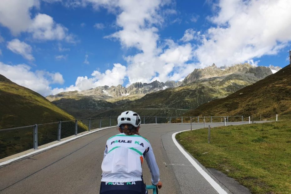 Équipe Paule Ka trains at Andermatt Swiss Alps, the premier cycling destination