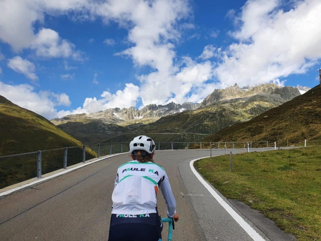 Équipe Paule Ka trains at Andermatt Swiss Alps, the premier cycling destination