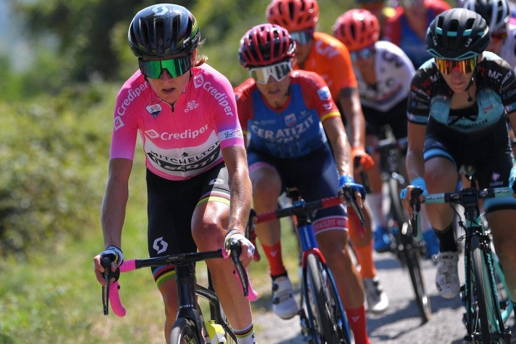 Van Vleuten retains Giro Rosa race lead with fifth on stage three