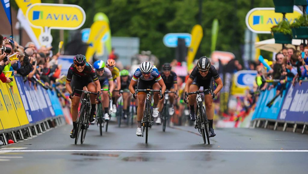 Brennauer Vos Pieters Women's Tour 2016 Stage 2 Stratford upon Avon