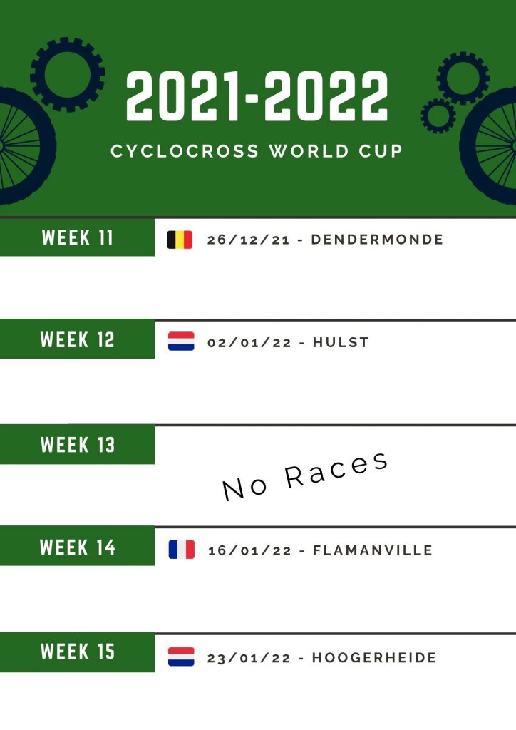 2021 Cyclocross World Cup Calendar 3