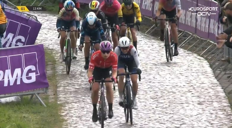 Breakdown of power at the Women’s Tour of Flanders 2022