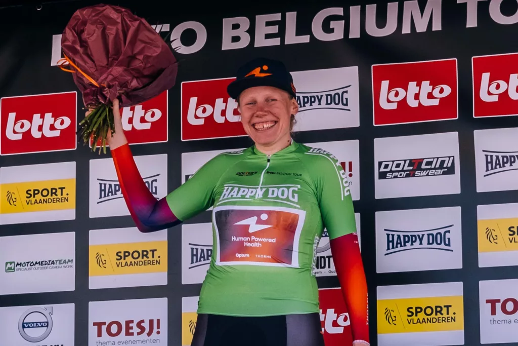 Mieke Kröger uses positive headspace to take points jersey in Belgian opener