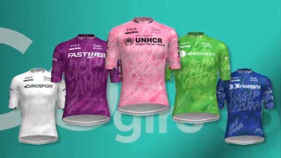 What are the classification jerseys for the 2022 Giro Donne?