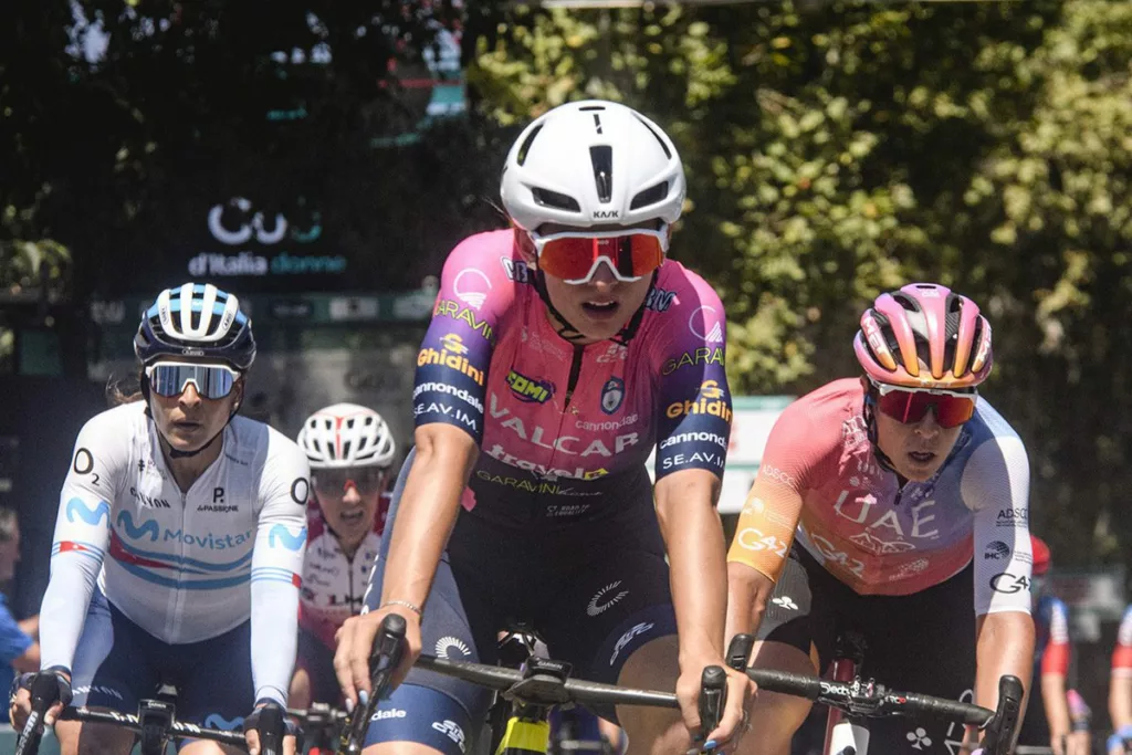 Giro Donne: Chiara Consonni quarta a Reggio Emilia