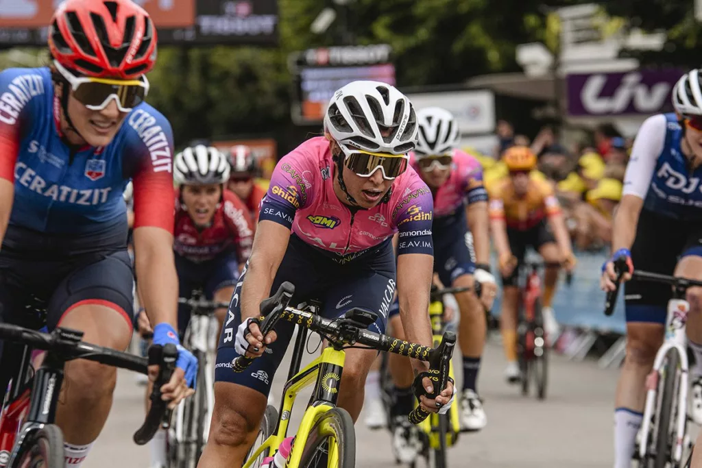 Silvia Persico, settima nella quinta tappa del Tour de France