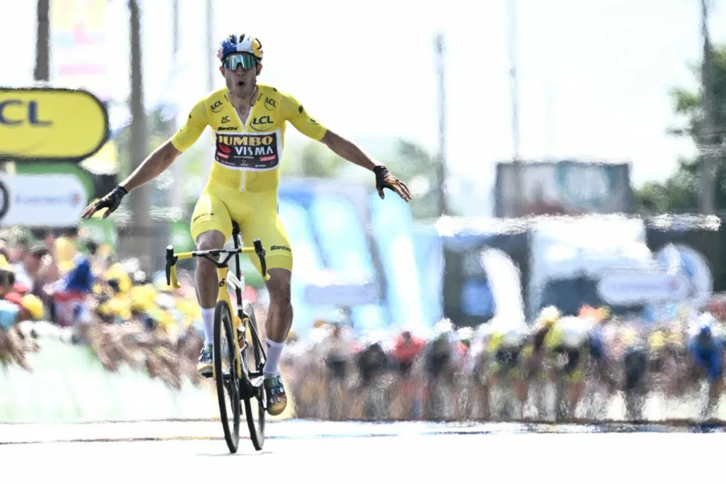 Wout van Aert wins Stage 4 of the 2022 Tour de France in style into Calais