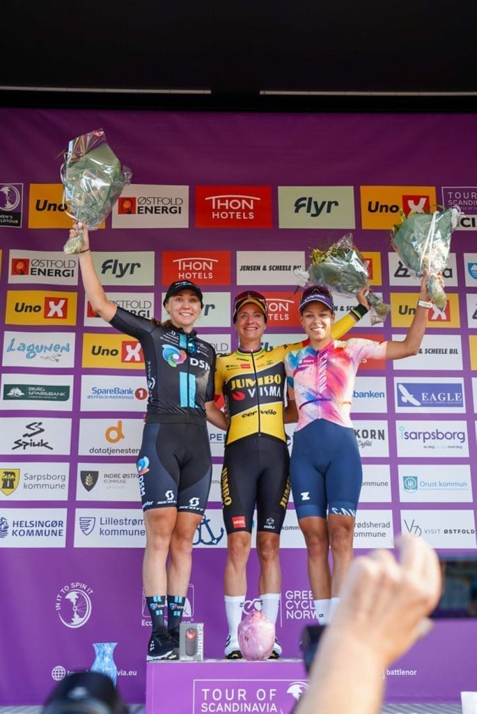 Vos wins Tour of Scandinavia Stage 1 2022 Podium