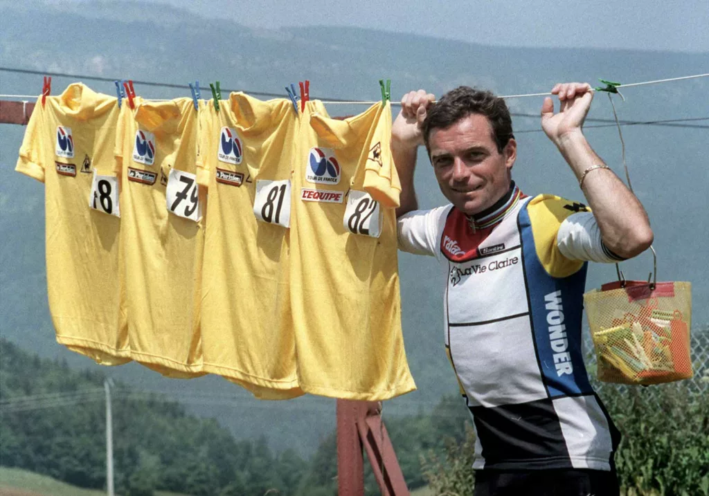 Bernard Hinault yellow jersey