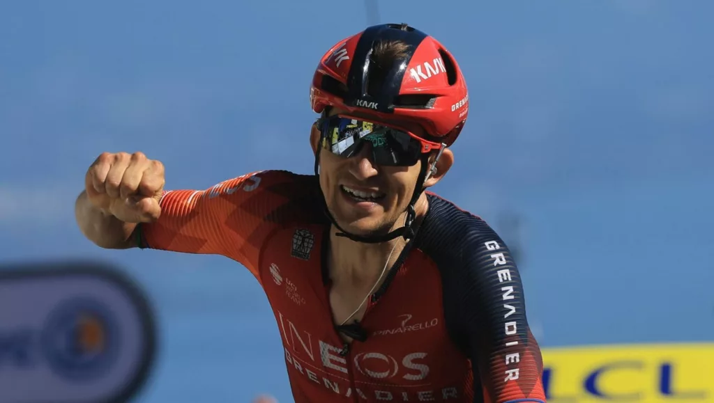 Michał Kwiatkowski grabs victory on the Grand Colombier on stage 13 of the Tour de France