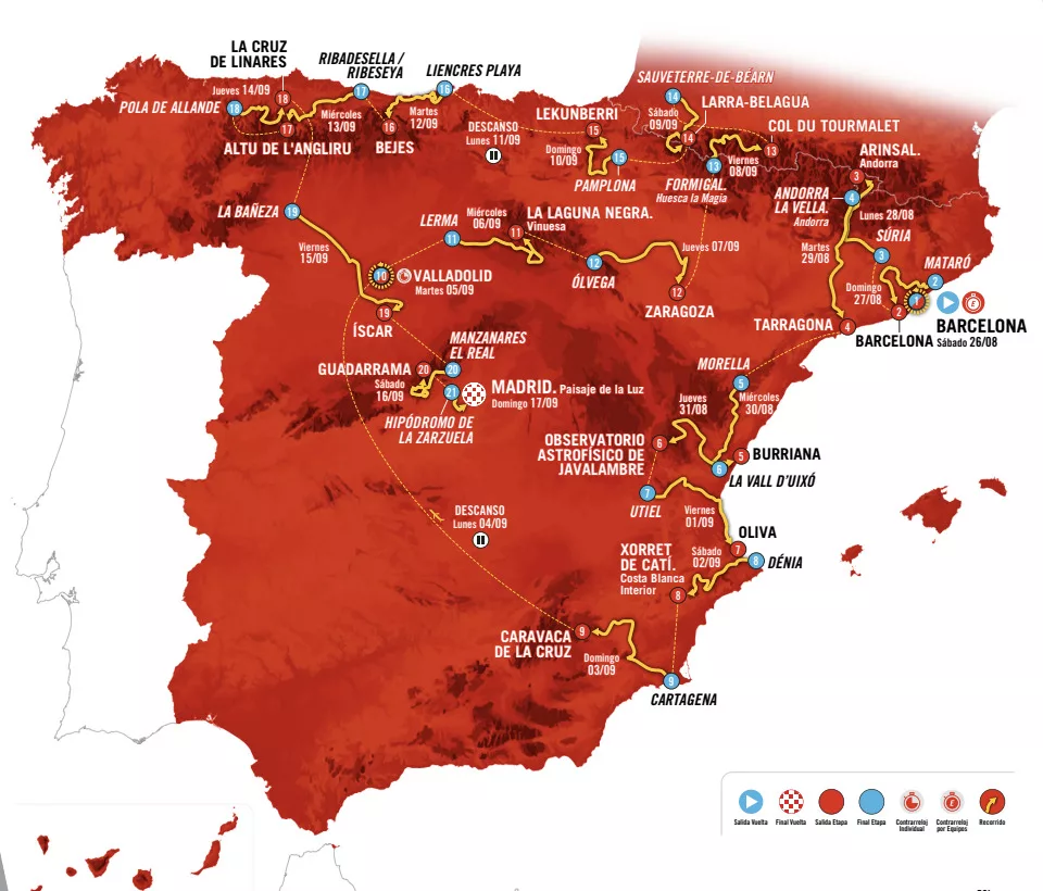 2023-Vuelta-a-Espana-Route-Map
