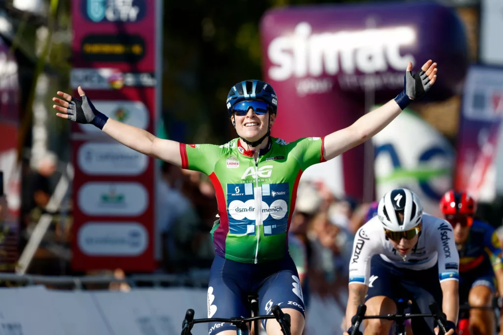 Charlotte Kool clinches victory in Stage 3 of the Simac Ladies Tour