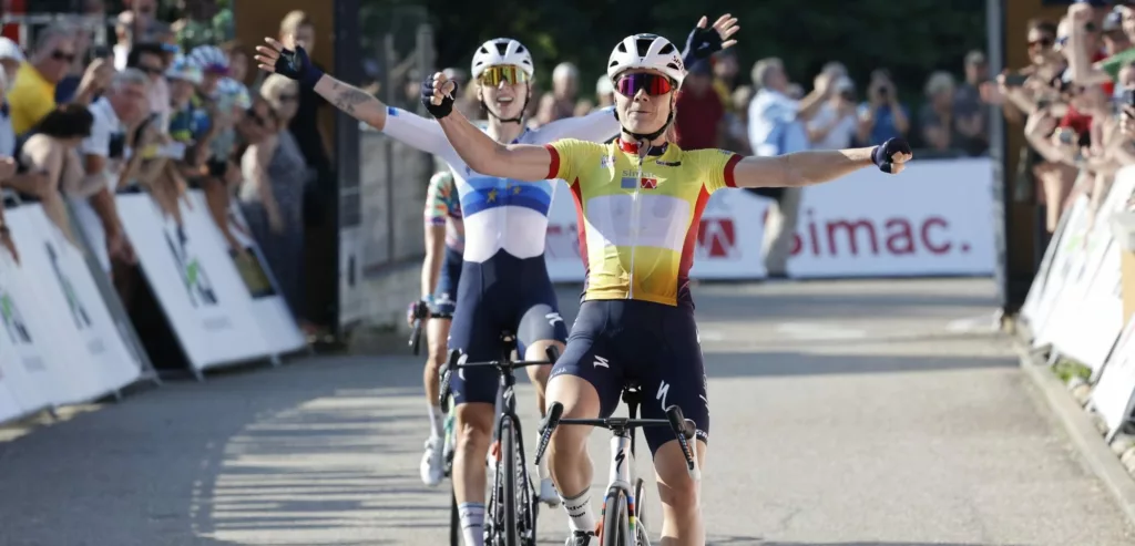 Lotte Kopecky wins on the Cauberg and comes closer to Simac Ladies Tour GC win