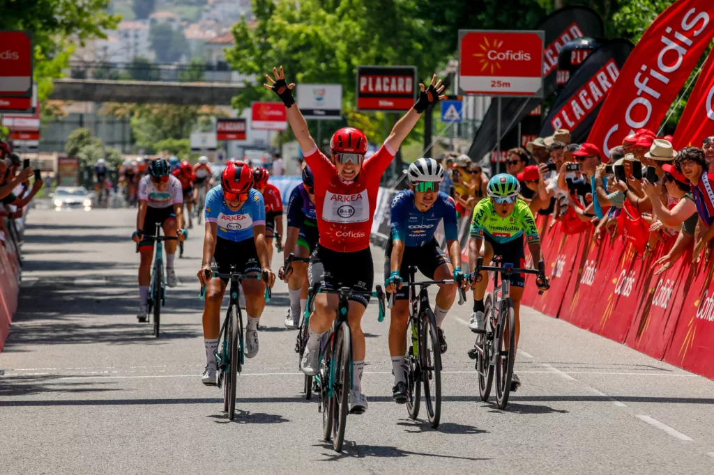 Michaela Drummond sprints to victory in Portugal as Frankie Hall takes overall lead Michaela Drummond sprints to victory in Portugal as Frankie Hall takes overall lead