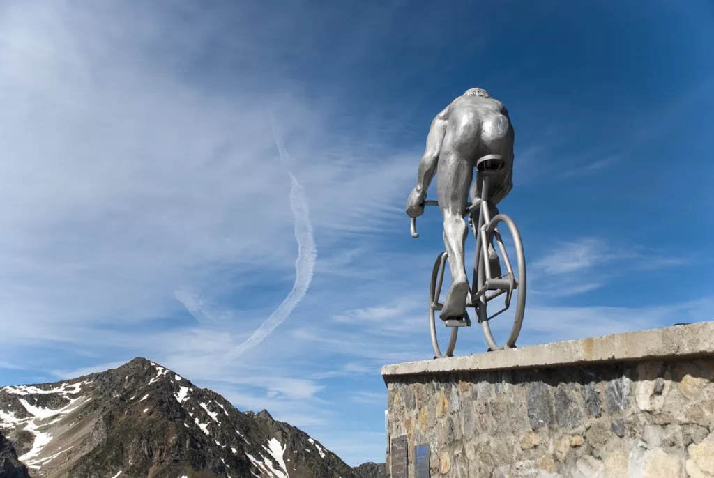 climbs such as the Col du Tourmalet into cycling history