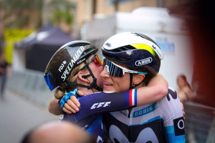 Demi Vollering Marlen Reusser 2025 Setmana Ciclista Valenciana Stage 1 (Luis Villacañas-Setmana Ciclista)