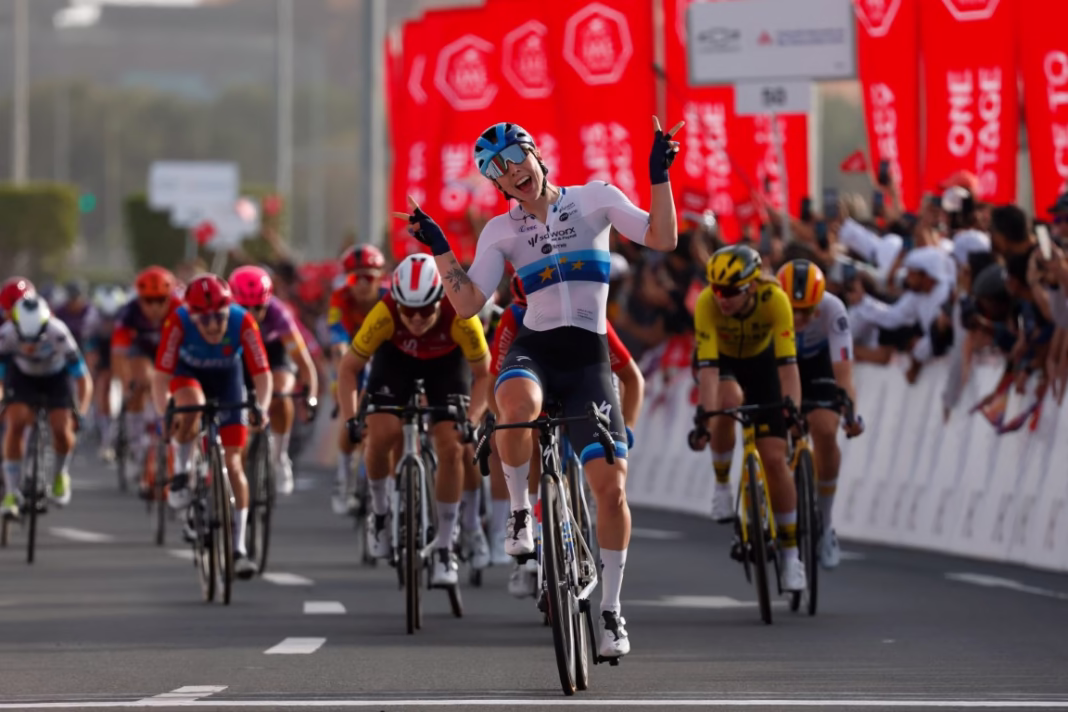 Wiebes takes third stage win as Longo Borghini seals UAE Tour Women overall victory Wiebes takes third stage win as Longo Borghini seals UAE Tour Women overall victory