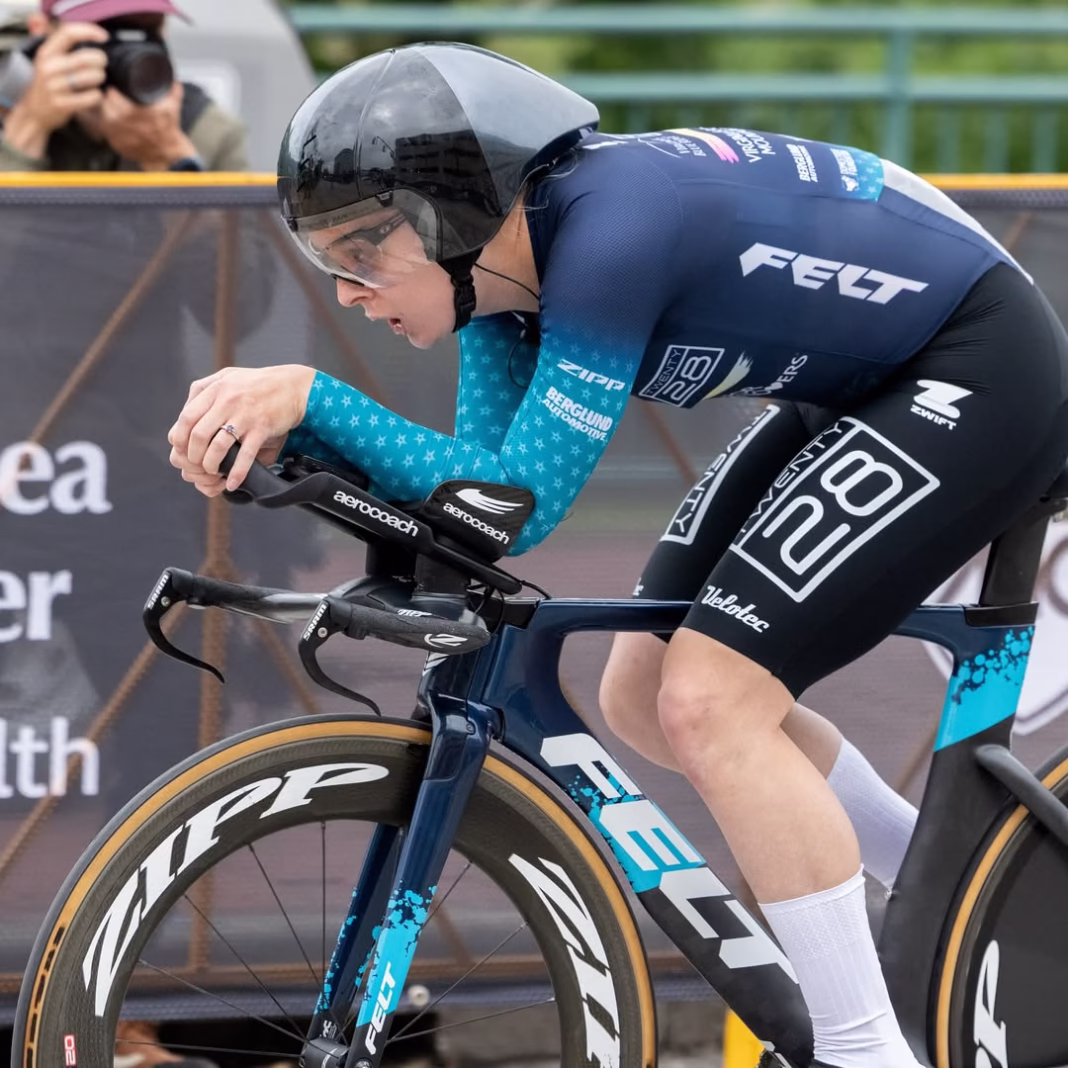 Emily Ehrlich defeats Faulkner to win elite time trial title at 2025 USA Cycling Nationals Emily Ehrlich defeats Faulkner to win elite time trial title at 2025 USA Cycling Nationals