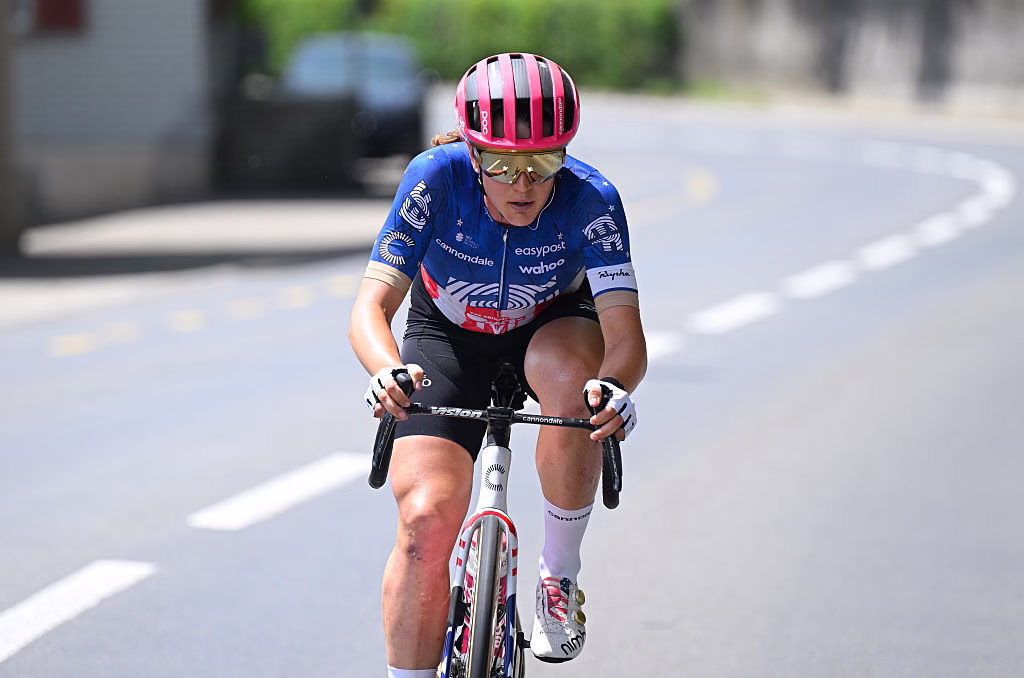 Im-definitely-more-fit-now-that-I-was-this-morning-says-Faulkner-after-87km-solo-break-at-the-Tour-de-Suisse-Women