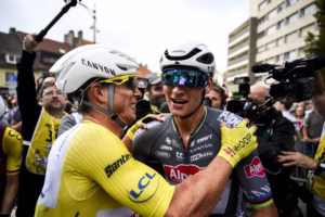 Jasper Philipsen Mathieu van der Poel Stage 2 2025 Tour de France