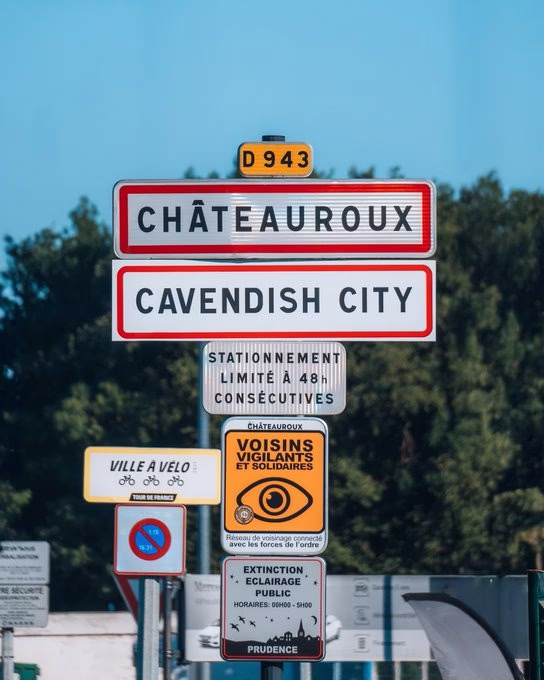 Tour de France Mark Cavendish Chateauroux Sign