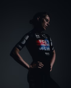 Demi Vollering dark FDJ Suez jersey 2025 Tour de France Femmes