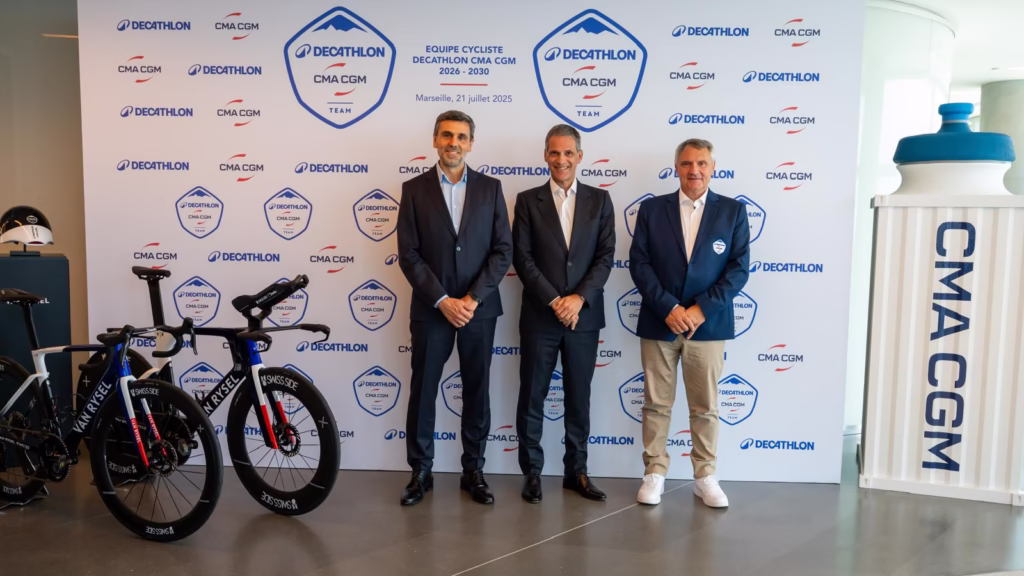 Equipe Cycliste Decathlon CMA CGM Announcement Bike