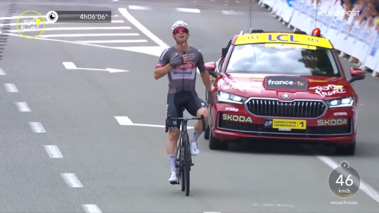 Kaden Groves wins solo from breakaway on stage 20 of the 2025 Tour de France