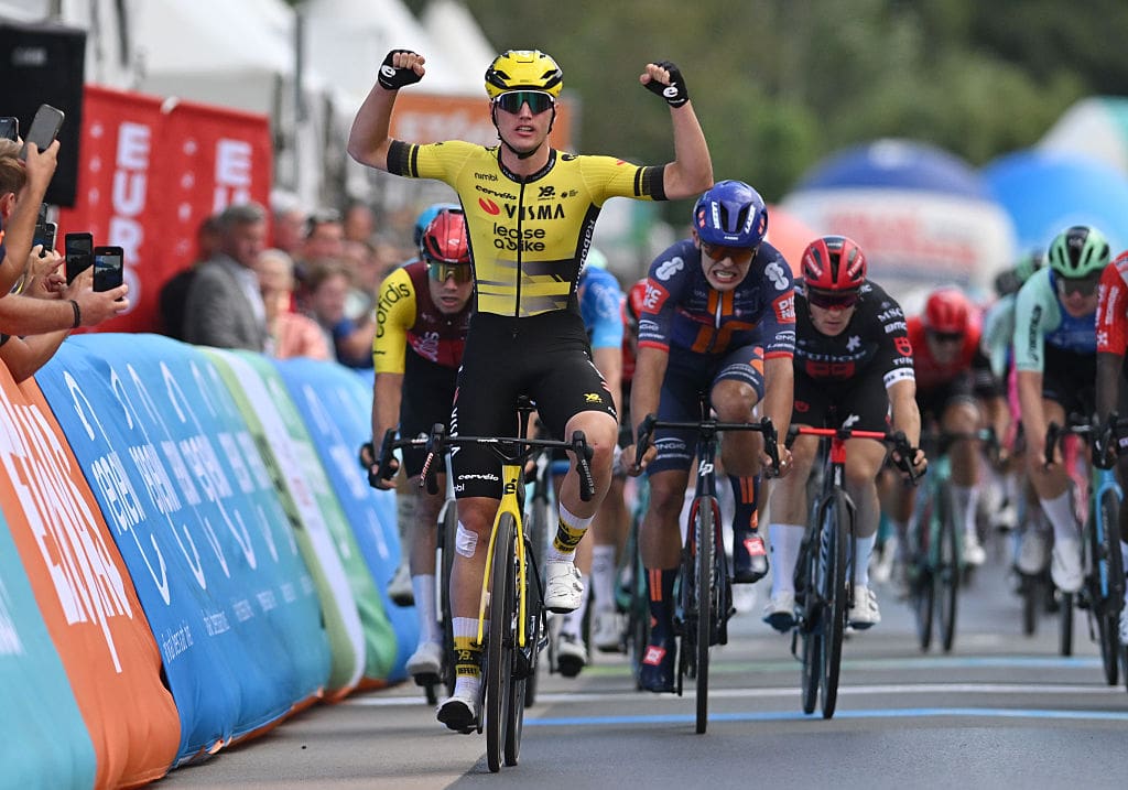 Renewi-Tour-Olav-Kooij-fastest-in-messy-bunch-sprint-to-win-stage-2-1