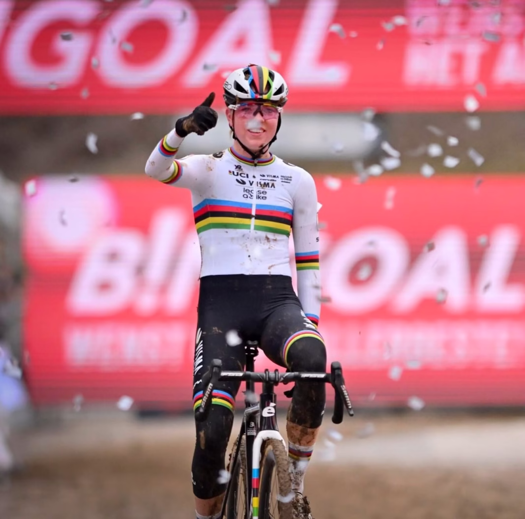 Archive image of Fem van Empel at the 2025 Nacht van Woerden women's race