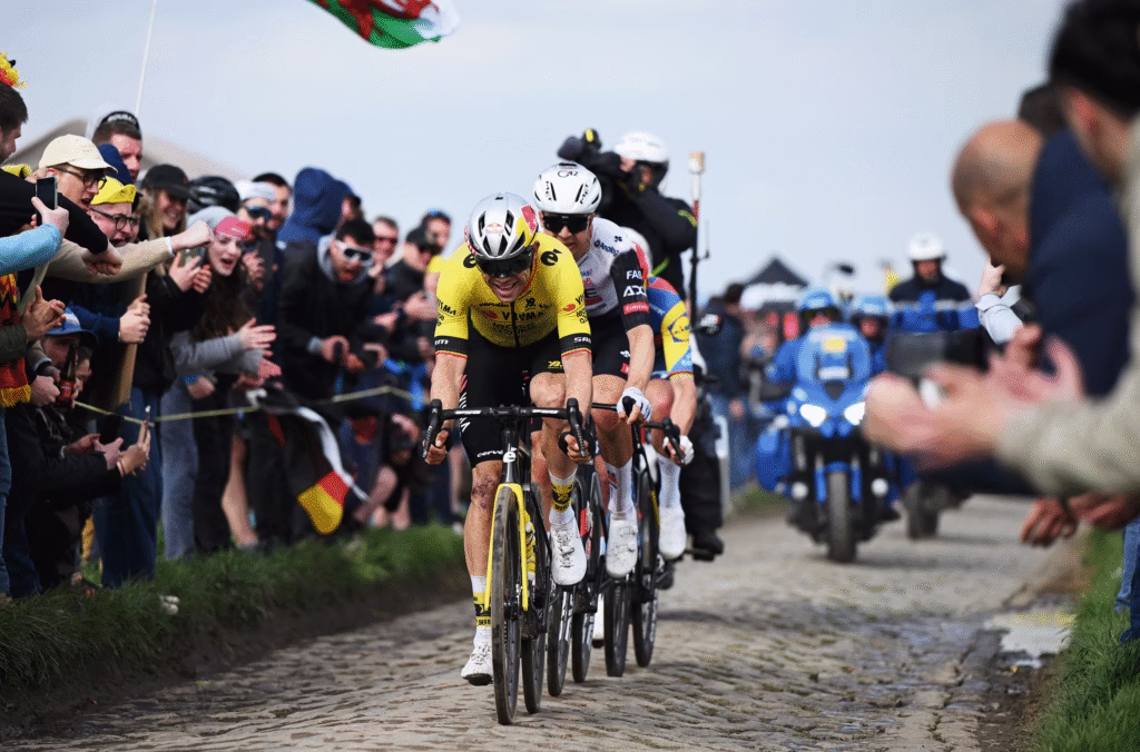 divFrom-TV-quiz-show-to-Paris-Roubaix-equipment-testing-–-Wout-van-Aert-back-to-business-with-Vismas-early-cobbled-Classics-preparationdiv-1