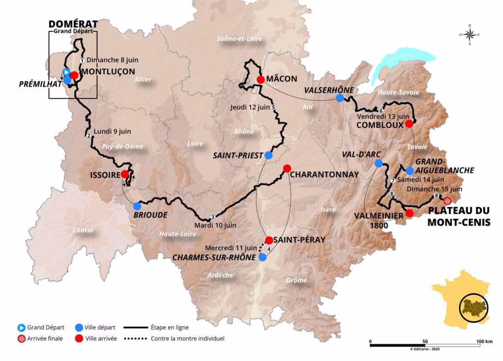 Criterium-du-Dauphine-Tour-Auvergne-Rhone-Alpes-2026-route-1