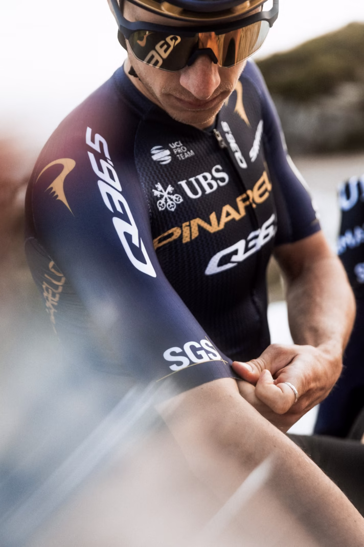 Pinarello Q36.5 launches new gold-and-blue kit as ProTeam sharpens identity for 2026