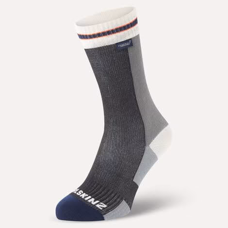 Sealskinz Billockby Waterproof All Weather Mid Length Lightweight Cycling Socks
