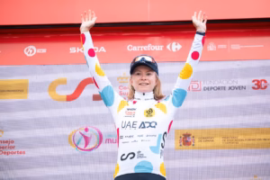 20260504LVF2 - Aritz Arambarri - Maeva Squiban Mountains Jersey Vuelta Femenina