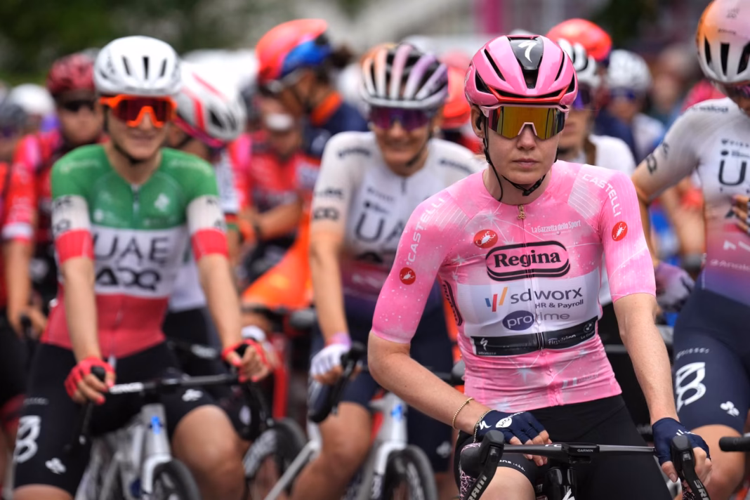 GC and jerseys after Giro d’Italia Women 2026 stage 5 GC and jerseys after Giro d’Italia Women 2026 stage 5