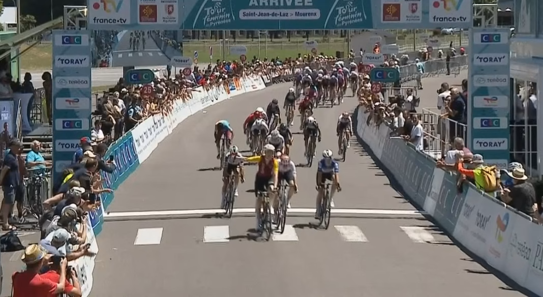 Tour Féminin des Pyrénées 2026 stage 1: Martina Alzini wins bunch sprint in Mourenx Tour Féminin des Pyrénées 2026 stage 1: Martina Alzini wins bunch sprint in Mourenx