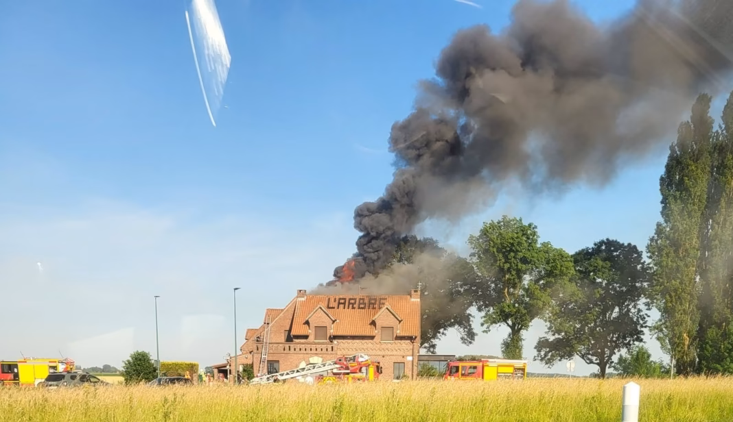Fire breaks out at Restaurant l’Arbre beside iconic Paris-Roubaix cobbles