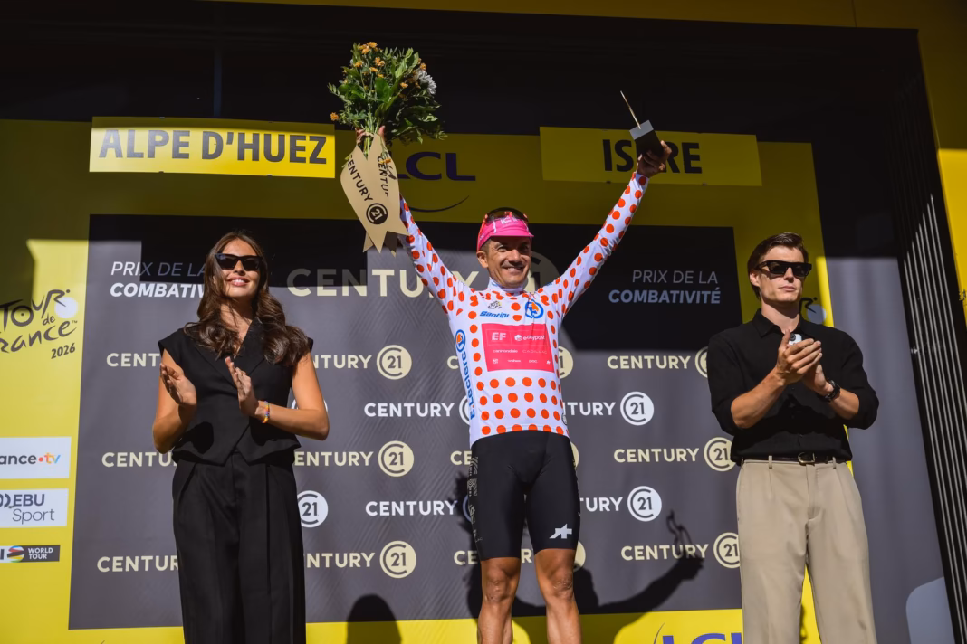 Richard Carapaz mathematically secures Tour de France 2026 polka dot jersey Richard Carapaz mathematically secures Tour de France 2026 polka dot jersey