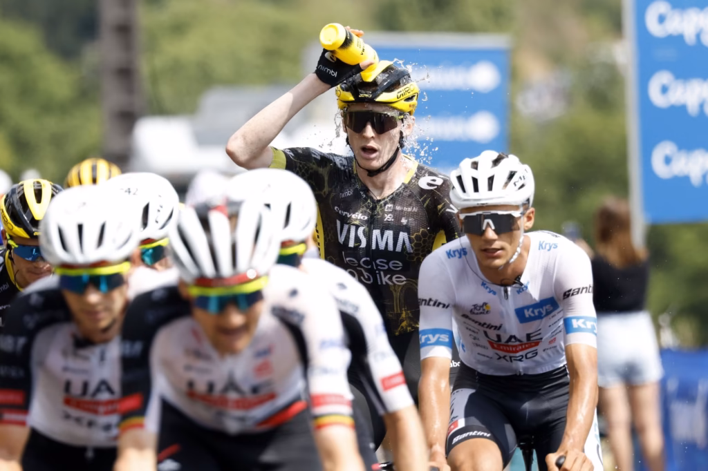 Matteo-Jorgenson-fights-through-suspected-illness-in-Tour-de-France-week-two-in-support-of-Jonas-Vingegaard