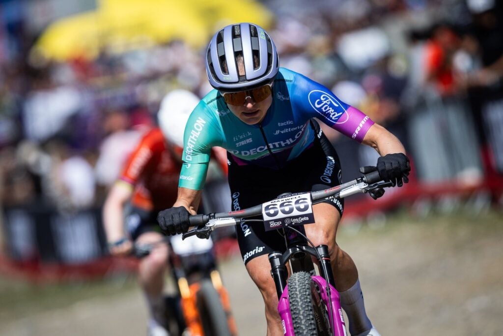 A-fighting-return-for-Sammie-Maxwell-at-Mountain-Bike-World-Series-round-in-Les-Gets