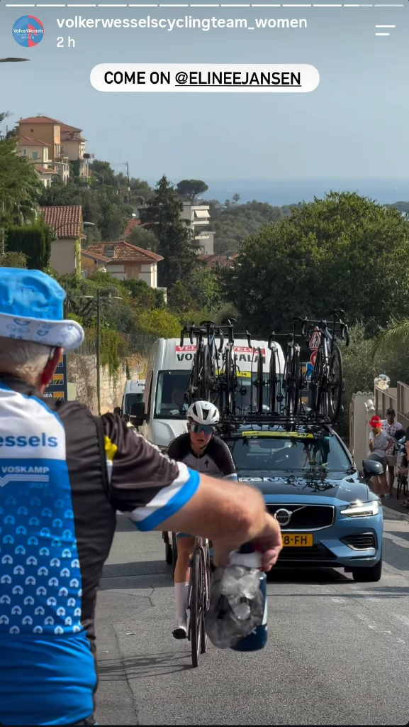 Eline Jansen beats Tour de France Femmes time cut by just five seconds