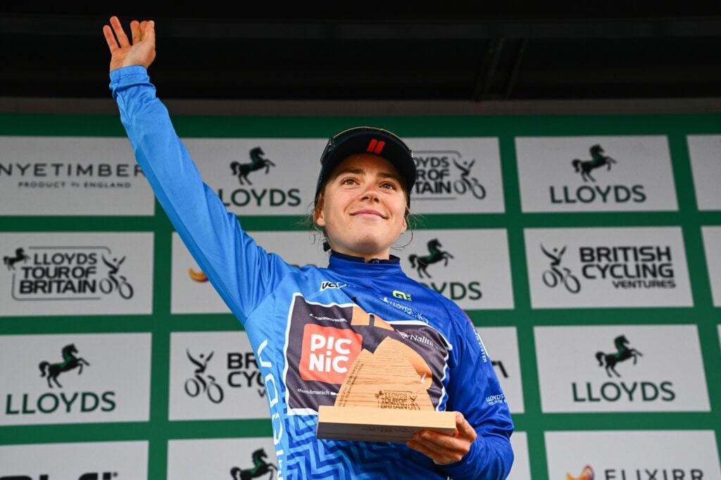 2026 Lloyds Tour of Britain Women - Stage 1: Cockermouth to Cockermouth (158.9km) - Leader of the Queen of the Mountains Competition, Audrey De Keersmaeker (Team Picnic PostNL)